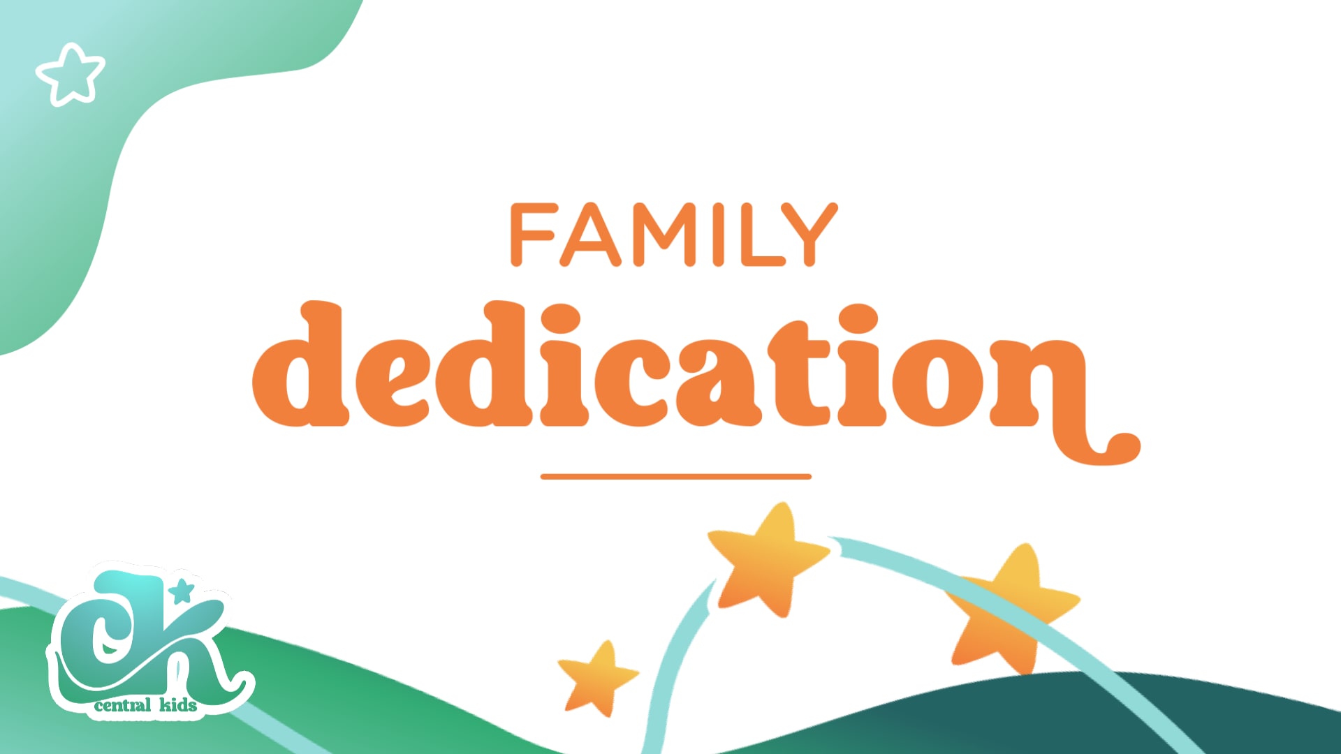 Family Dedication Class Picture